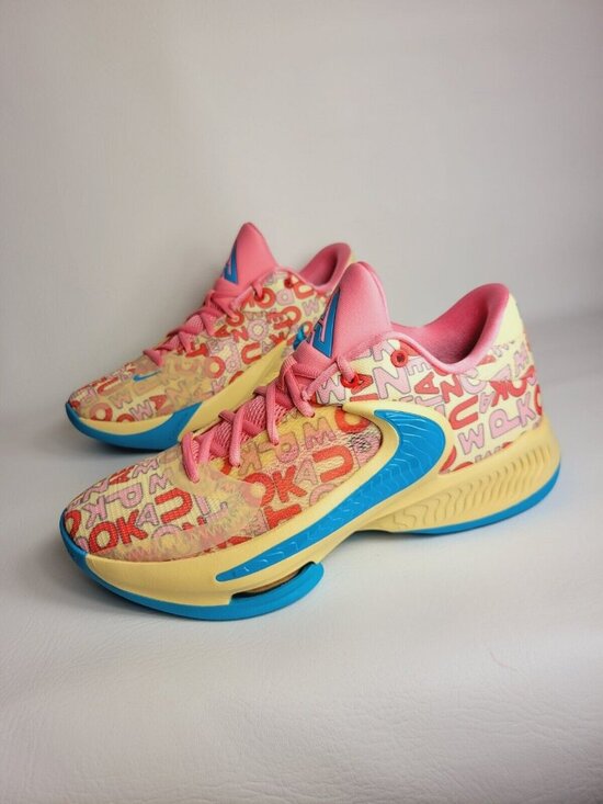 ✨ F80 SIZE 9 MEN\'S NIKE ZOOM FREAK 4 PALE VANILLA /BLUE FB9503 200 main image 9